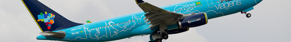 Avião Airbus A330-200 Azul Viagens