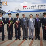 air china 787-9 inaugural gru pilotos