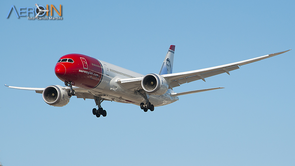 Avião Boeing 787 Dreamliner Norwegian