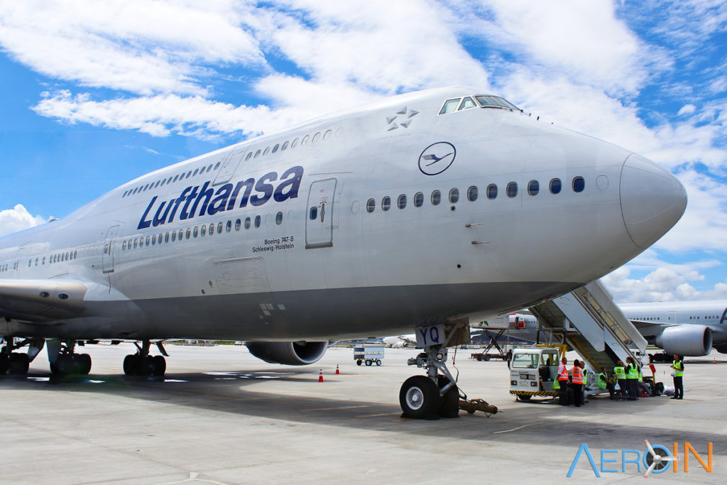 Avião Boeing 747 Lufthansa