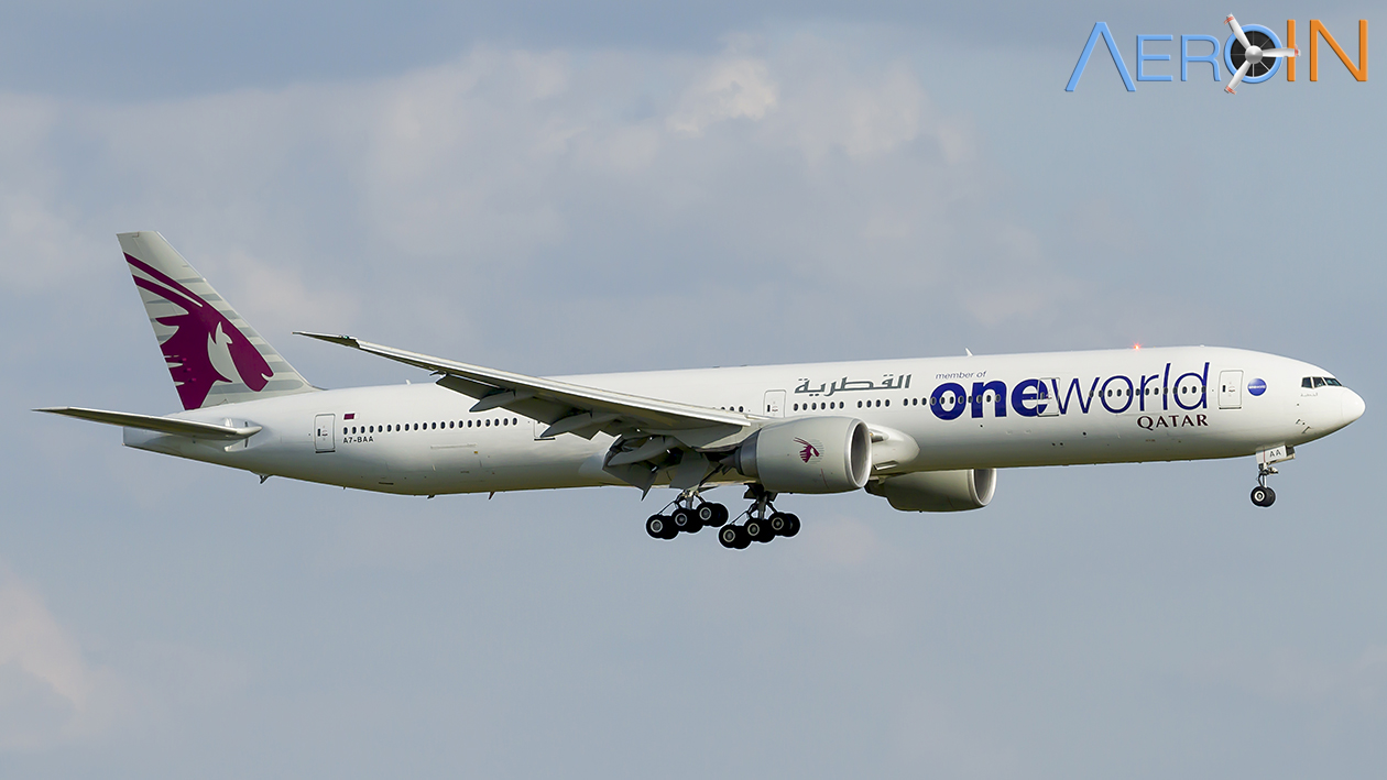 Avião Boeing 777 Qatar Oneworld