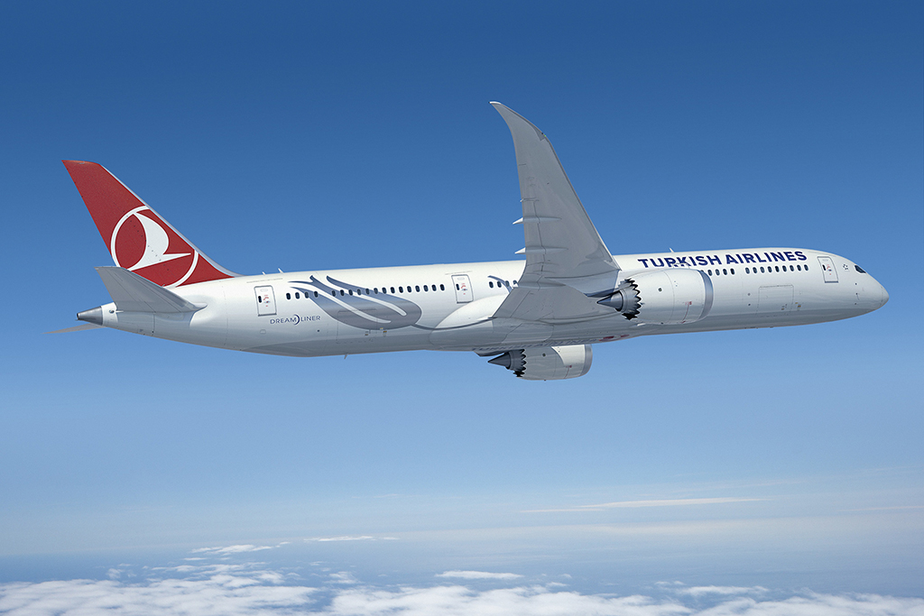 Avião Boeing 787-9 Turkish