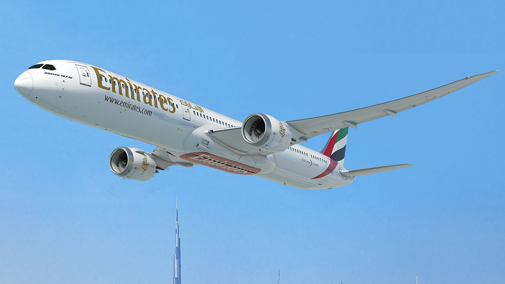 Avião Emirates Boeing 787-10