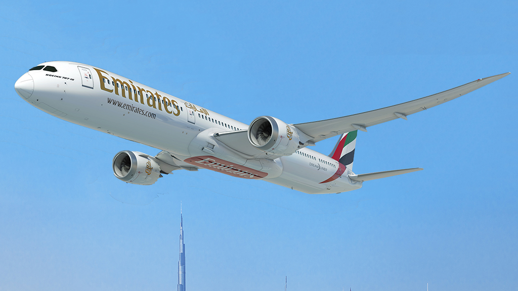Avião Emirates Boeing 787-10