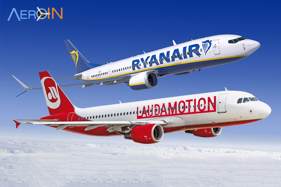 Aviões Ryanair Laudamotion