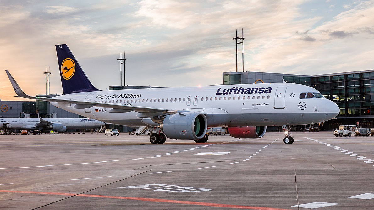 Avião Airbus A320neo Lufthansa