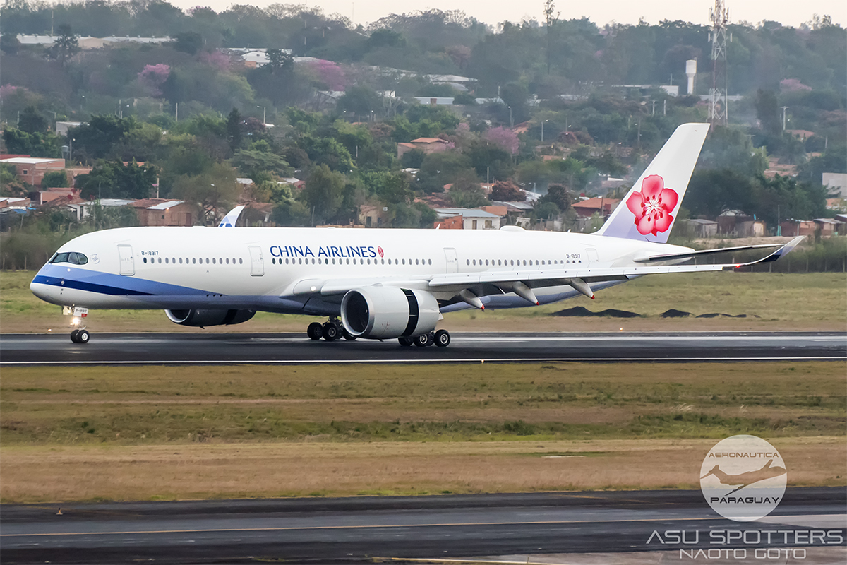 Avião Airbus A350 China Airlines