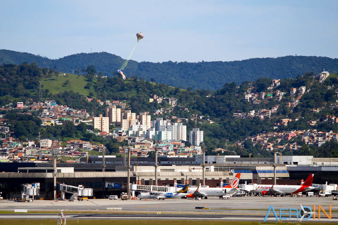 Balão aeroporto de Guarulhos