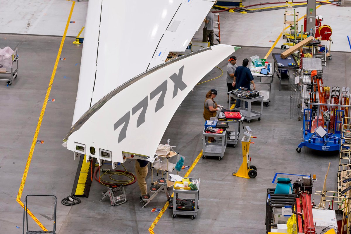 Avião Boeing 777X Folding Wingtip