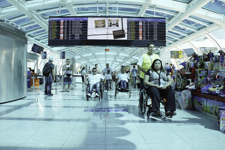 Acessibilidade Infraero Cadeirantes no Aeroporto