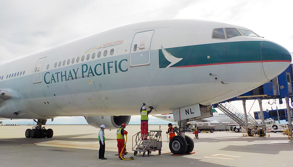 primeiro Boeing 777 produzido Cathay Pacific
