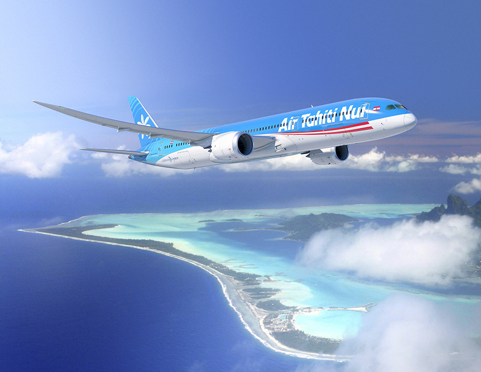 Avião Boeing 787 Air thaiti Nui
