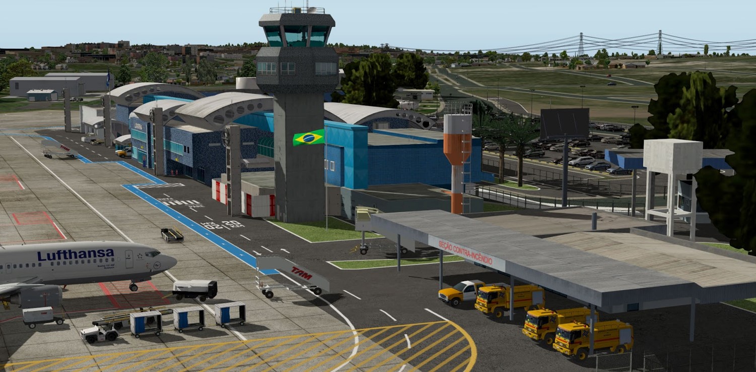 Representação digital 3D Aeroporto de Londrina BIM
