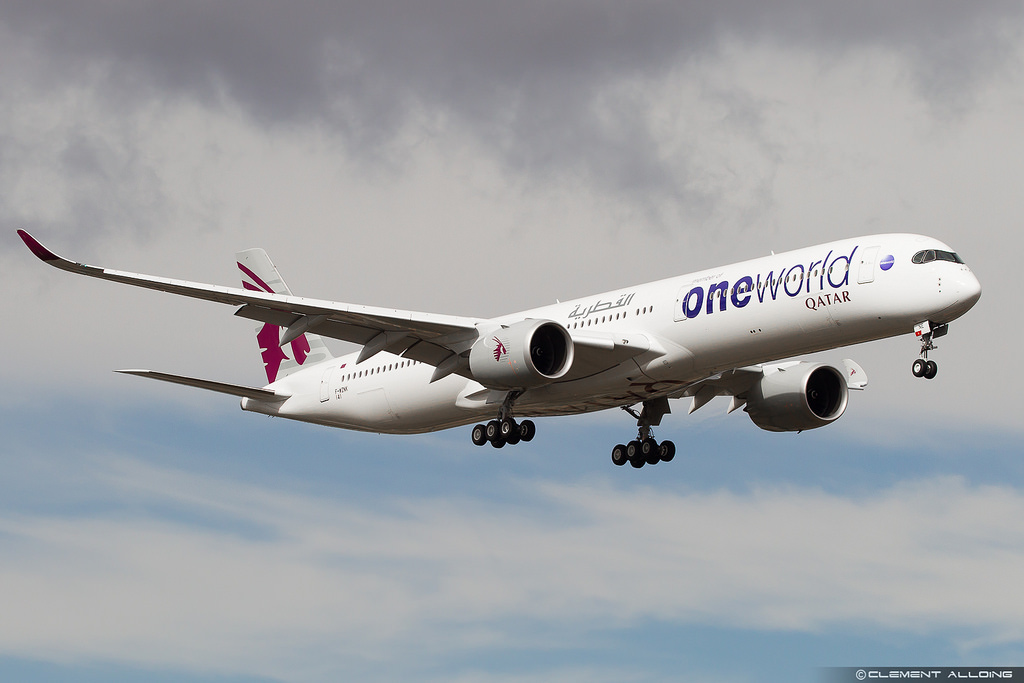 Avião Airbus A350-1000 Qatar