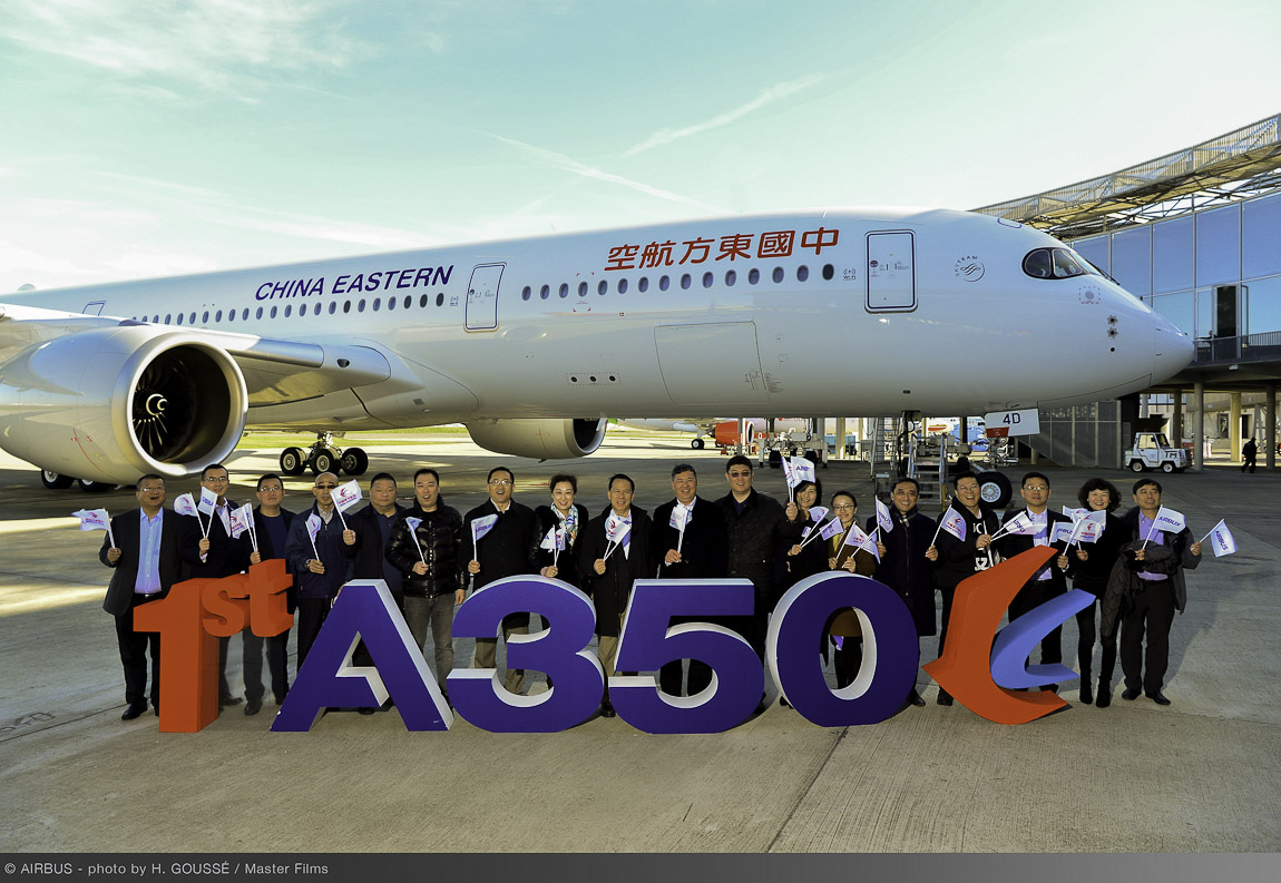 Avião Airbus A350-900 XWB China Eastern Airlines