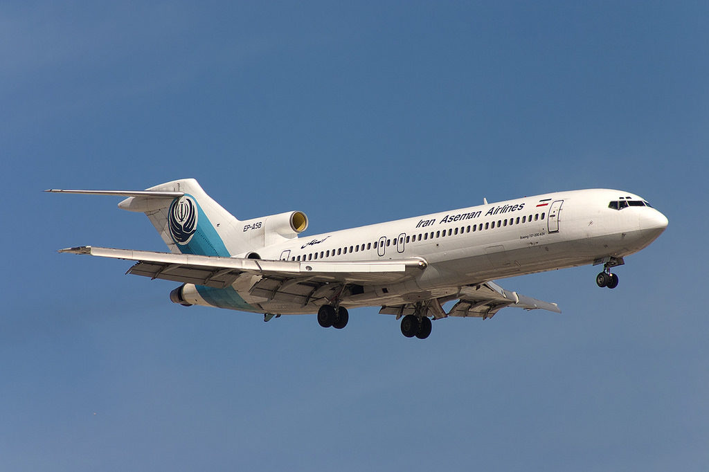 Avião Boeing 727-200 Aseman Airlines Last Flight
