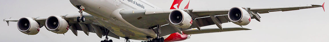 Avião Airbus A380 Qantas