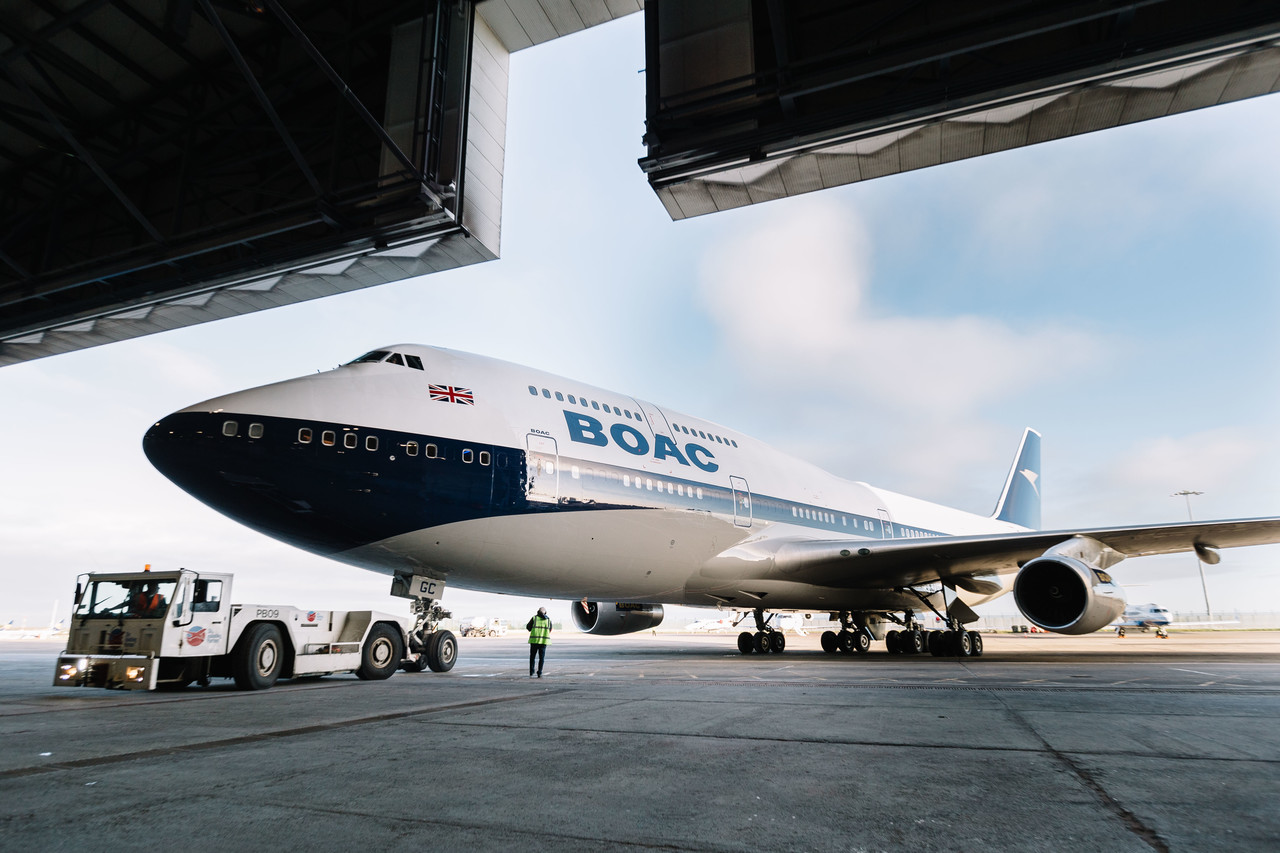 Avião Boeing 747-400 BOAC Livery British Airways