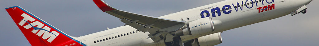 Avião Boeing 767 LATAM oneworld