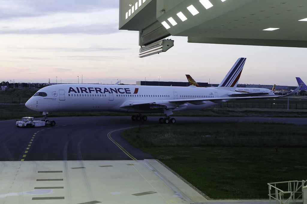 Air France First Airbus A350-900 Painted