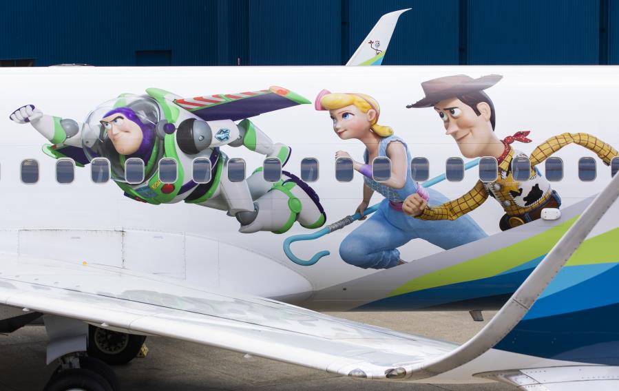 Alaska 737 Toy Story