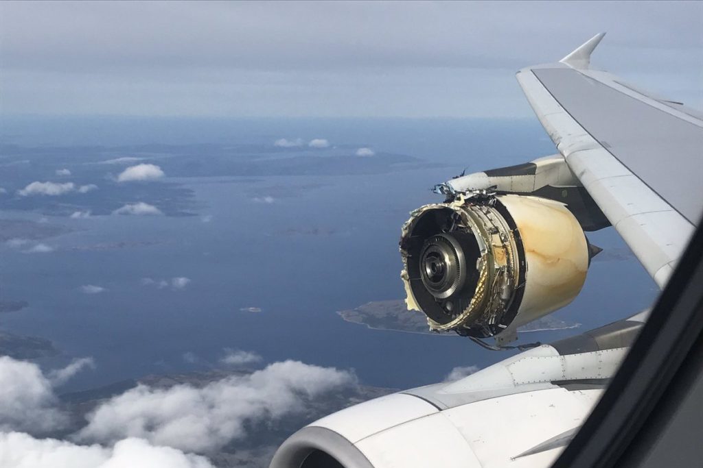 Acidente Motor A380 Air France Groenlândia