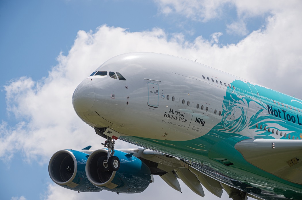 Avião Airbus A380 HiFly