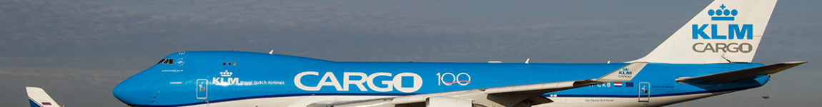 Avião boeing 747-400F KLM Cargo