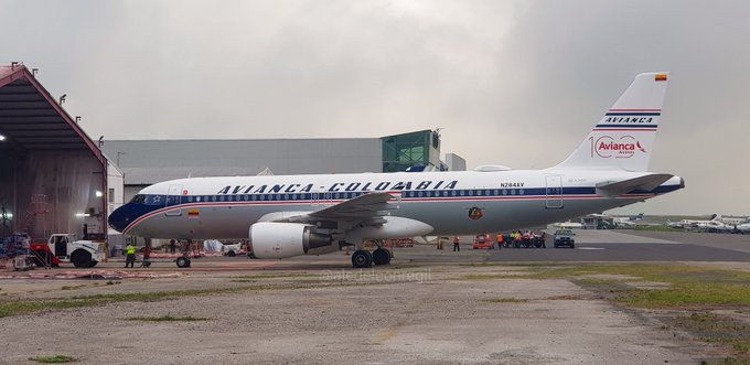 Airbus A320 Avianca Colômbia Retrô