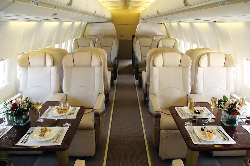 Interior Boeing 757 VIP