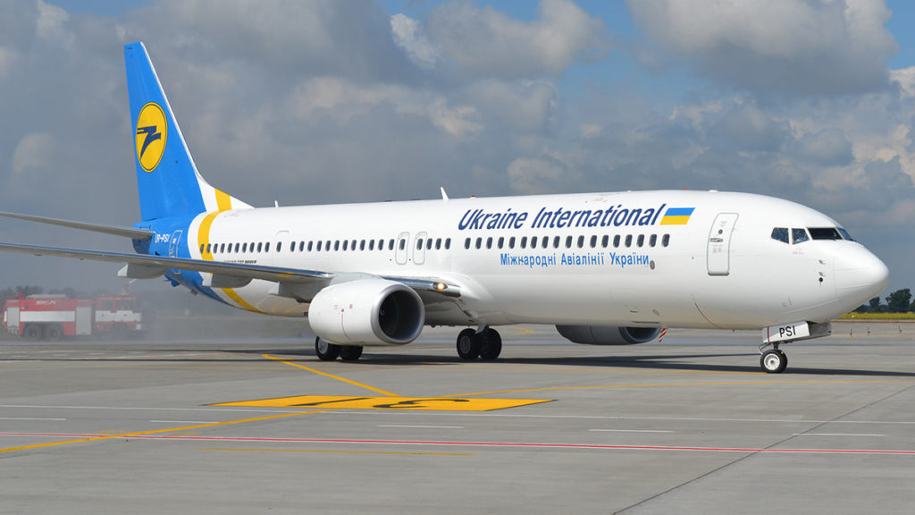 Avião 737 Ukraine Inernational Airlines
