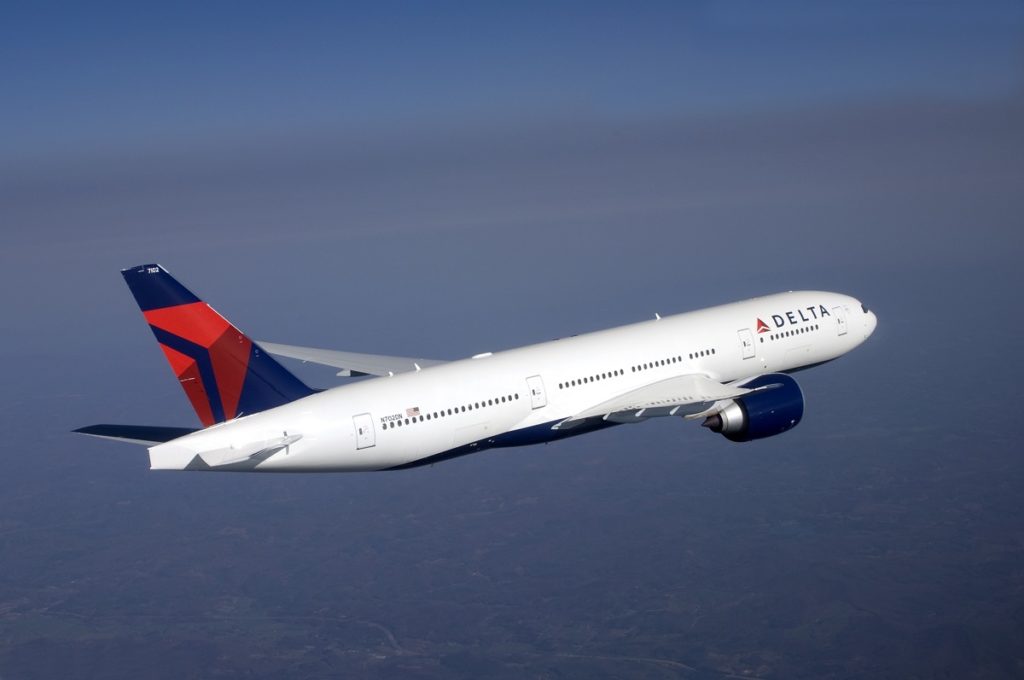 Avião Boeing 777 da Delta Air Lines