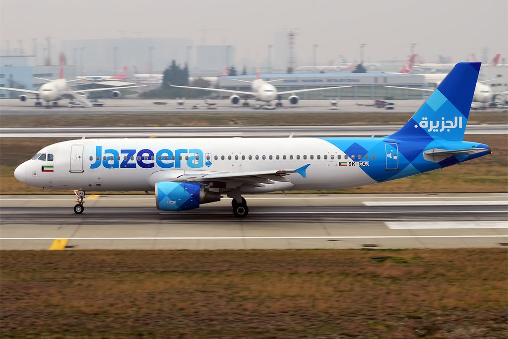 Avião Airbus A320 Jazeera Airways