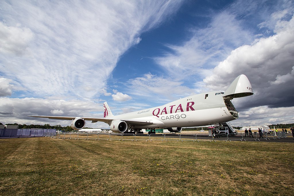 Qatar Cargo Avião Boeing 747-8F
