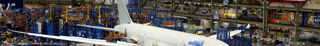 Avião Boeing 787 Jetstar Linha Produção