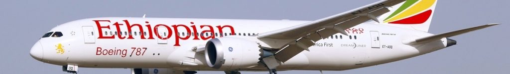 Avião Boeing 787-8 Dreamliner Ethiopian