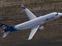 Avião Embraer E175 Alaska Airlines