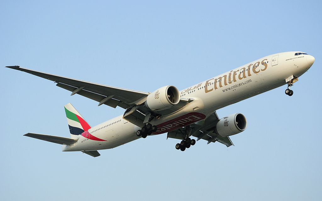 Avião Emirates Boeing 777-300ER