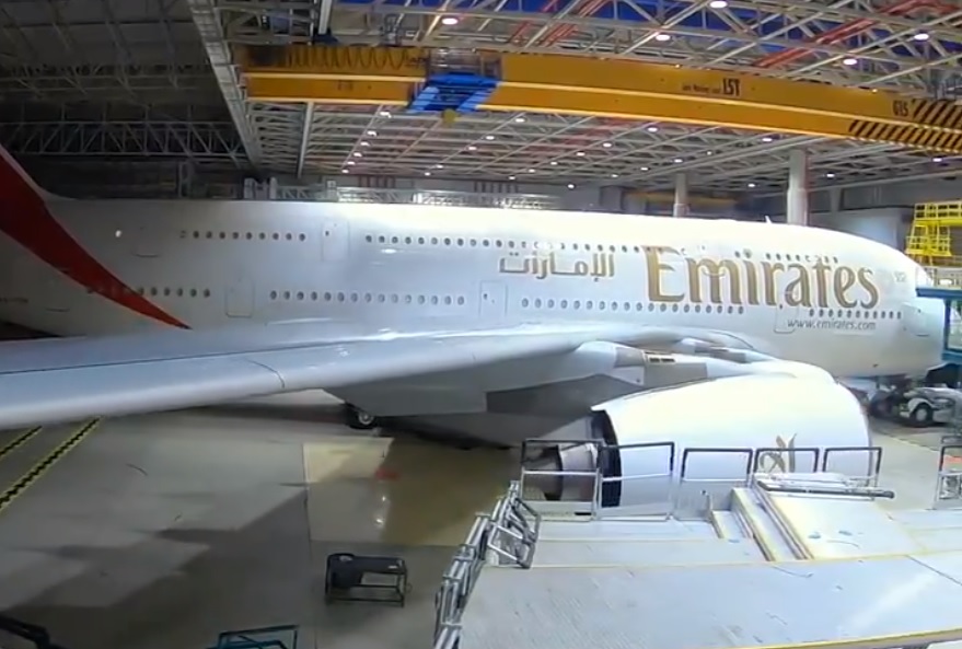 Vídeo Emirates A380 Conscientização Coronavírus