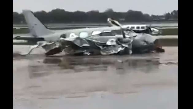 Tornado Jonesboro Aeronave Destruída