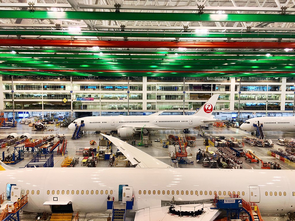 Boeing Fábrica Produção Carolina do Sul