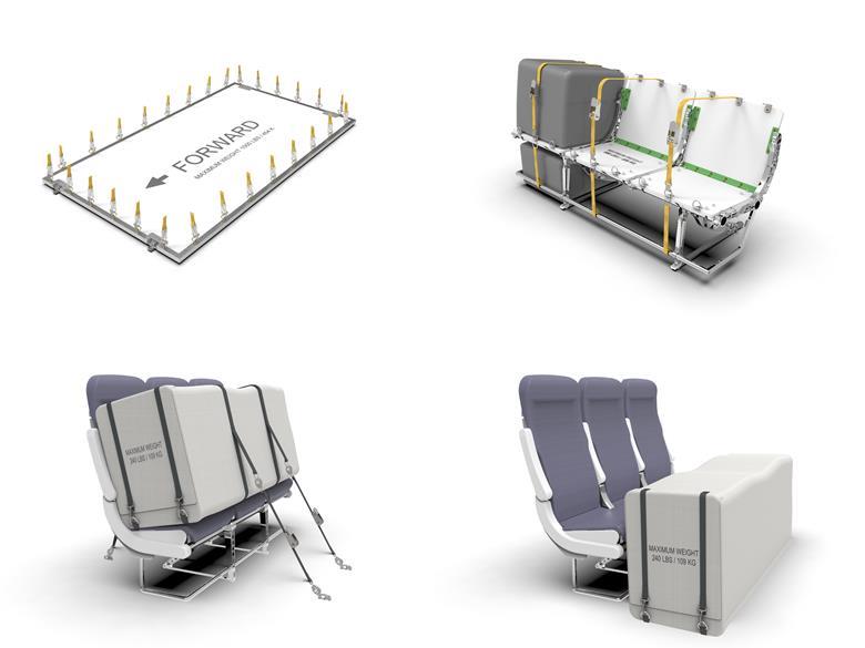HAECO Cabin Solutions Carga nos Assentos Aviões