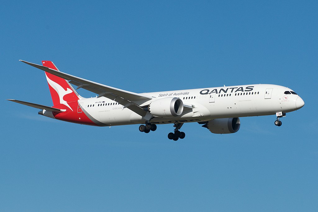 Avião Boeing 787-9 Qantas
