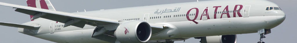 Avião Boeing 777-300 Qatar Airways