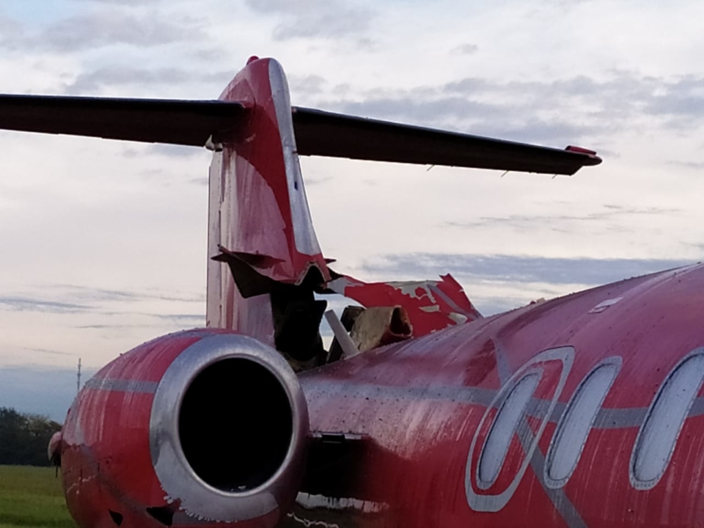 Explosão Garrafa Oxigênio Learjet 25