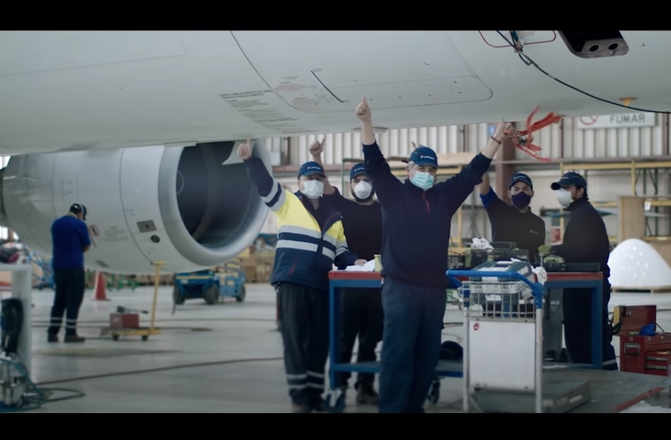 Vídeo LATAM Técnicos de Manutenção Aeronaves