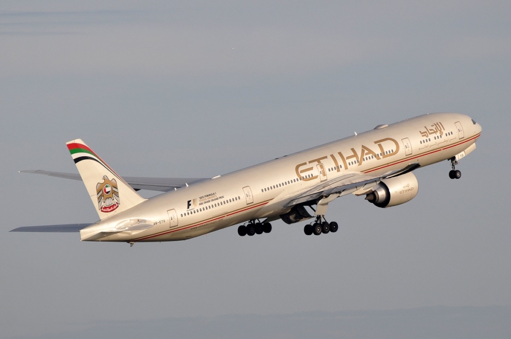 Avião Boeing 777-300ER Etihad Airways