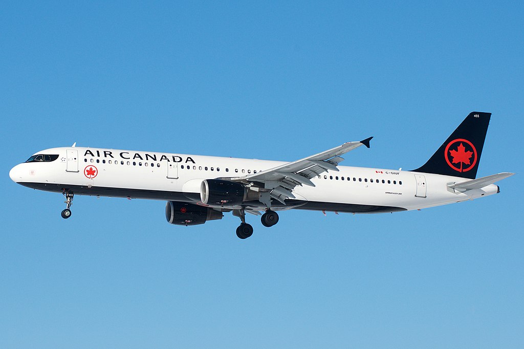 Avião Airbus A321 Air Canada