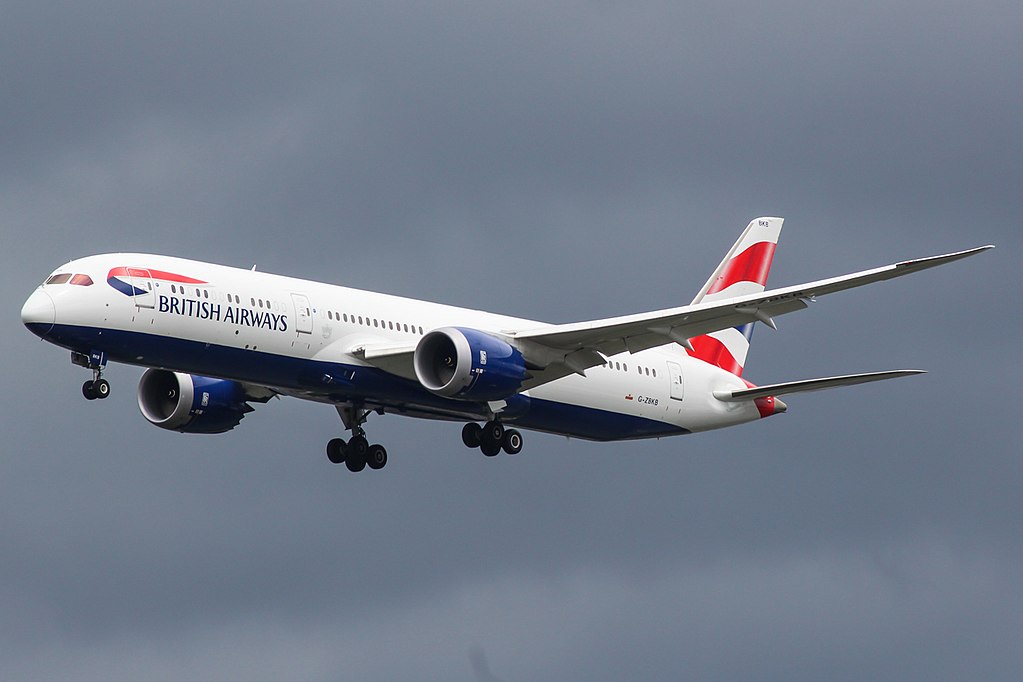 Avião Boeing 787-9 British Airways