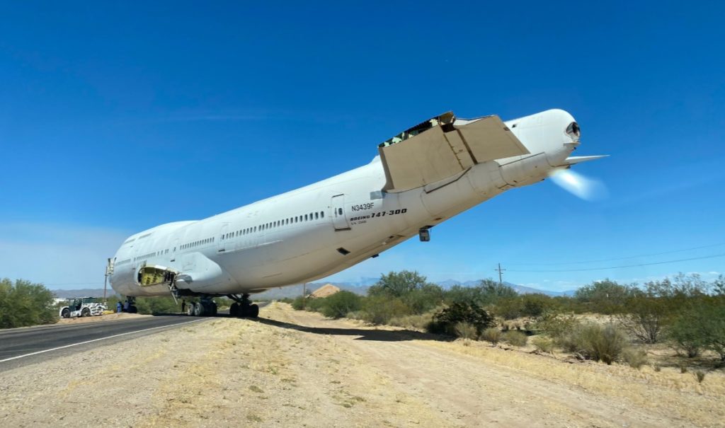 Boeing 747-300M Sabena Rodovia Restaurante Tucson